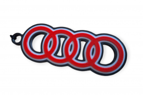 audi logo keyring 1