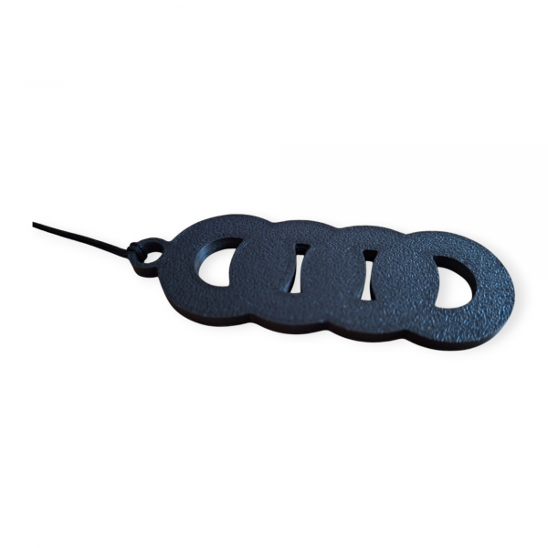 audi logo keyring 3