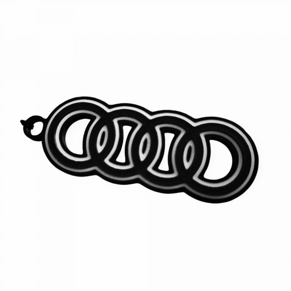 audi logo keyring 9